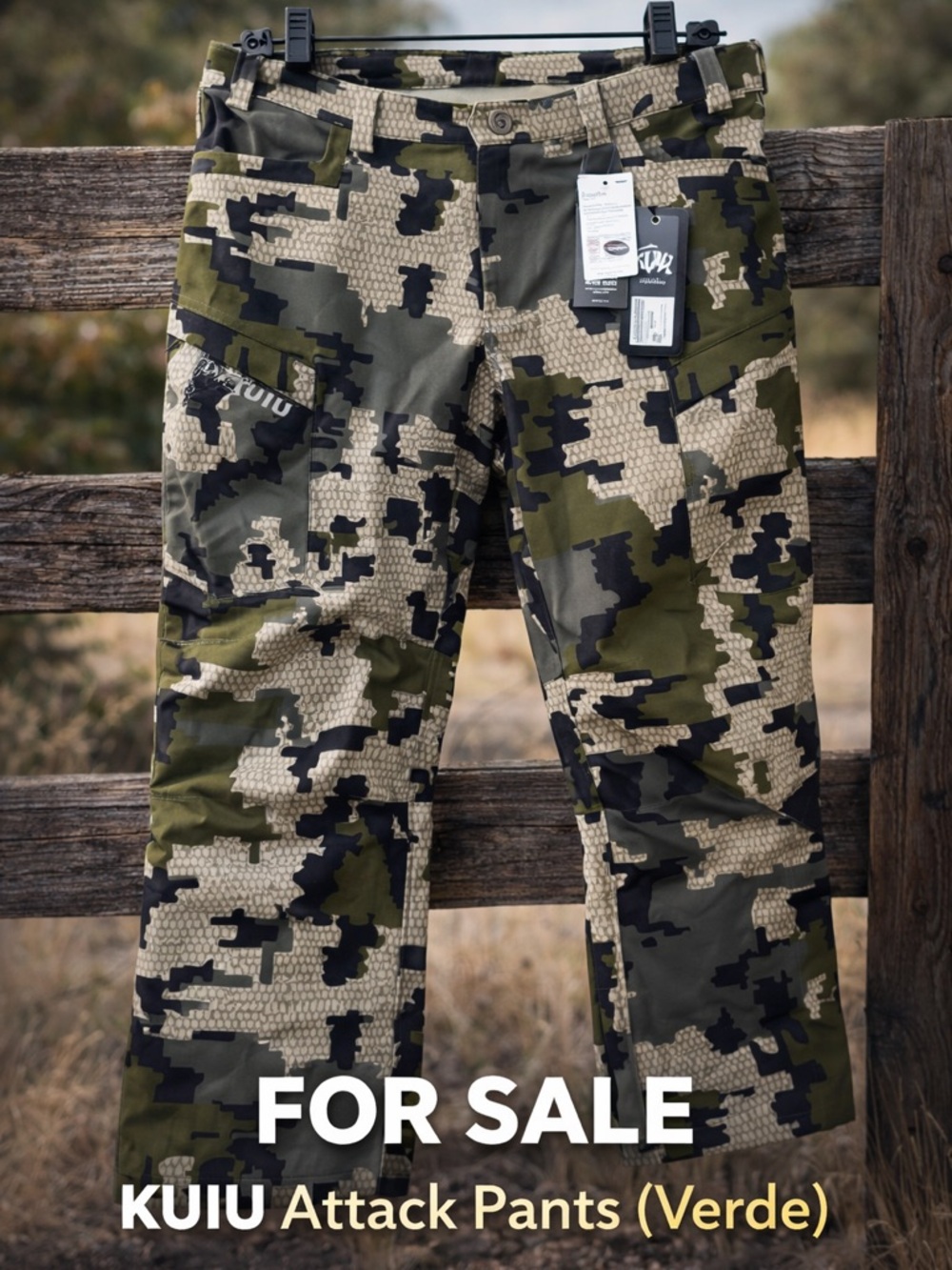 KUIU Attack Pants in Verde Camo new with tags